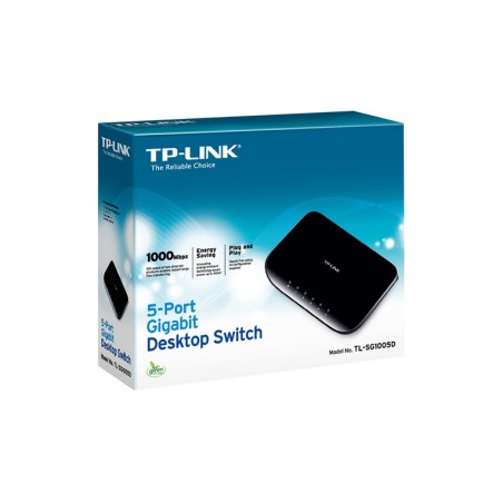 SWITCH  5 PORTE GIGABIT TP-LINK Desktop Non gestito TL-SG1005D
