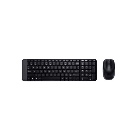 Logitech MK220 tastiera e mouse Wireless COMBO Italiano Nero