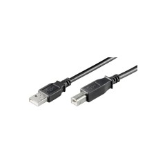 Cavo USB 2.0 A/B M/M 1.8mt NERO